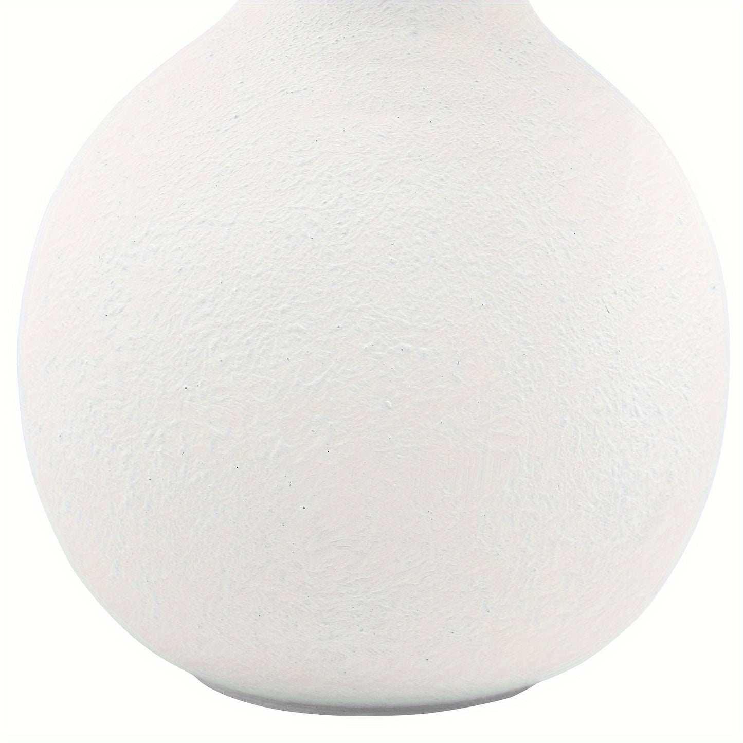 16" Minimalist Ceramic Small Table Lamp, Playful White Wavy Linen Shade, E12 Socket, Handcrafted Accent Lamps for Living Room End Tables, Girl Bedroom Bedside, Dining Room, Kitchen (Bulb Not Included)