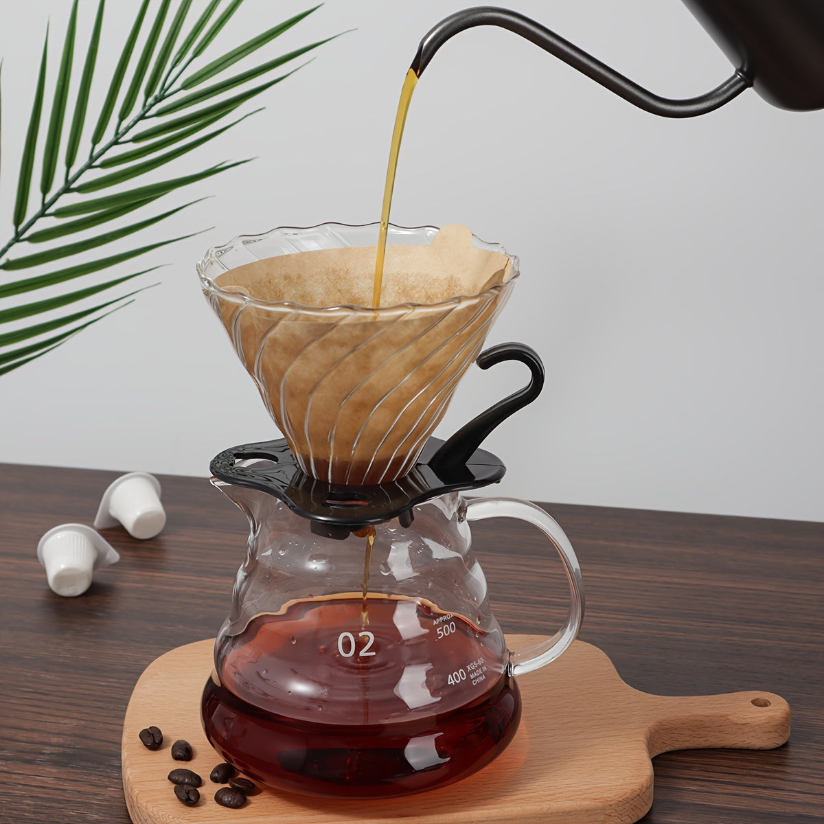 10pcs/set Coffee Maker & Filter Cup Set | Hand-Brewing Coffee Kit, Easy to Use, Suitable for Brewing Coffee, Tea & Pure Milk, Kitchen Essentials