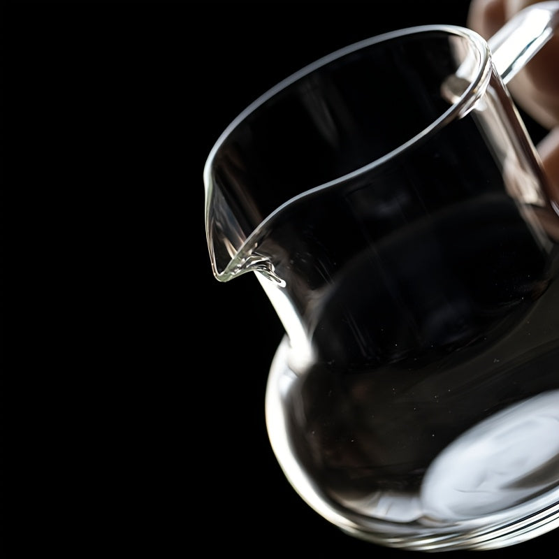 1pc High-Borosilicate Glass Coffee Maker & Tea Pot with Thick Heat-Resistant Glass Carafe, Leakproof Pour-System & Smooth-Sided Design Suitable for Coffee & Tea Brewing, Durable for Hot Beverages