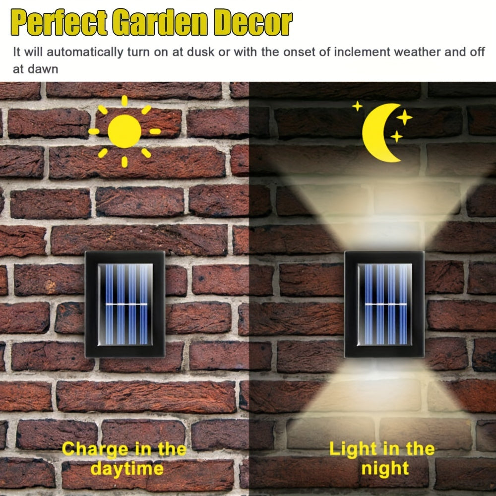 4PCS LED Solar Powered Deck Light Set - USB Lamps for Path, Garden, Patio, Pathway, Stairs, Step, Fence - Waterproof, Energy Saving, Automatic On/Off, Durable Outdoor Lighting Solution