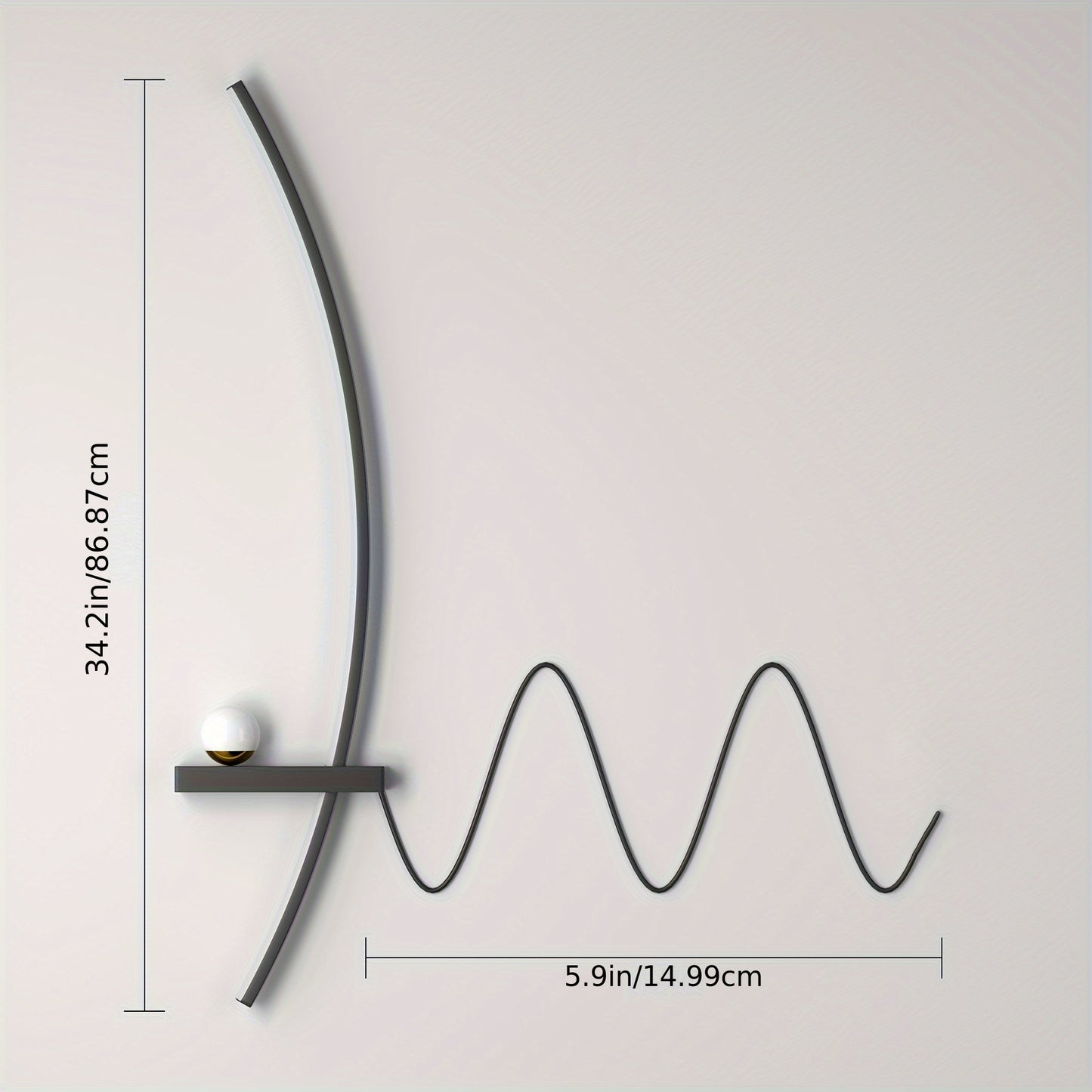 [2PCS Modern Wall Sconces] 2PCS Bedroom Wall Lights, 31.5in Led Warm Light Wall Lamps For Bedroom, Modern Wall Sconces Set Of Two, Wall Sconces Wall Lights For Living Room Bedside Light For Bedroom, Hallway And Bedside