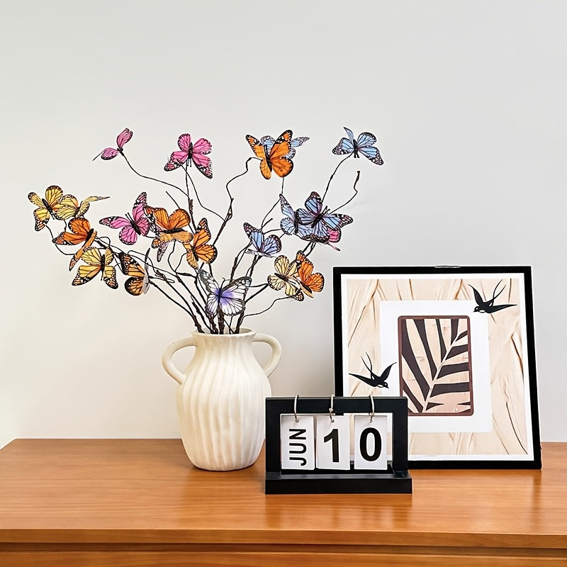 1 Nordic Simple Cream Style Vase, Decorative Vase for Study, Dining Room, Living Room, Desktop Flower Arrangement, Creative Simple Vase, Double Ear Vase, Light Luxury High-end Home Decoration, Suitable for Room Decoration, We