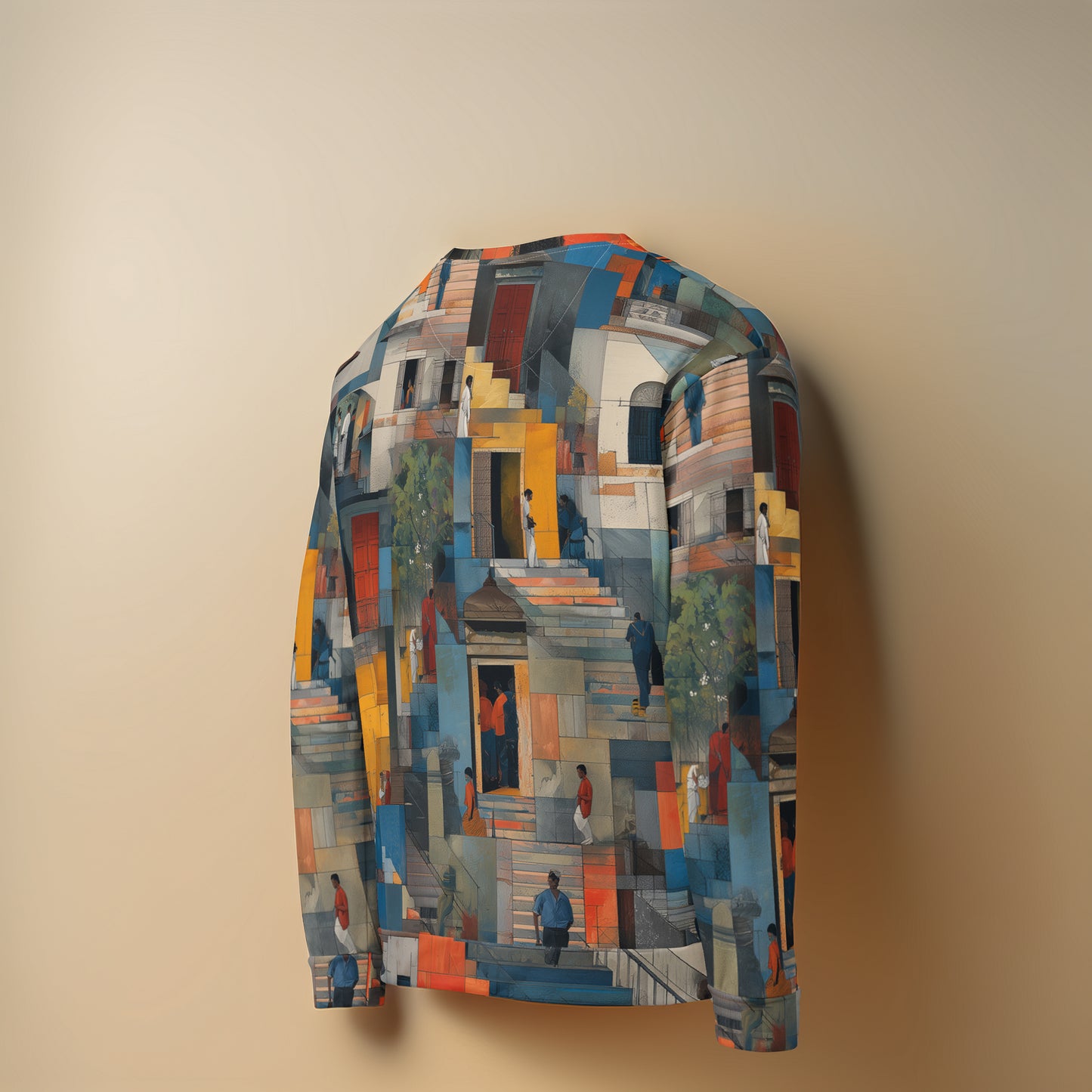 Tetrix Urban Collage – Recycled All-Over Print Sweatshirt