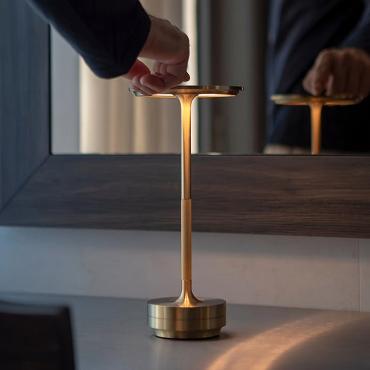 Modern Led Desk Lamp With Touch Control, 3-Color Lighting, Usb Rechargeable, Stepless Dimming - Perfect For Living Room, Bedroom, Study Decor Touch Lamp For Bedroom Desk Lamps For Home Office