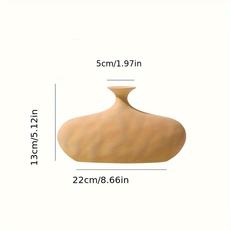 1pc Nordic Morandi Ceramic Vases - Simple Artistic Elements For Home Decoration And Flower Arrangements