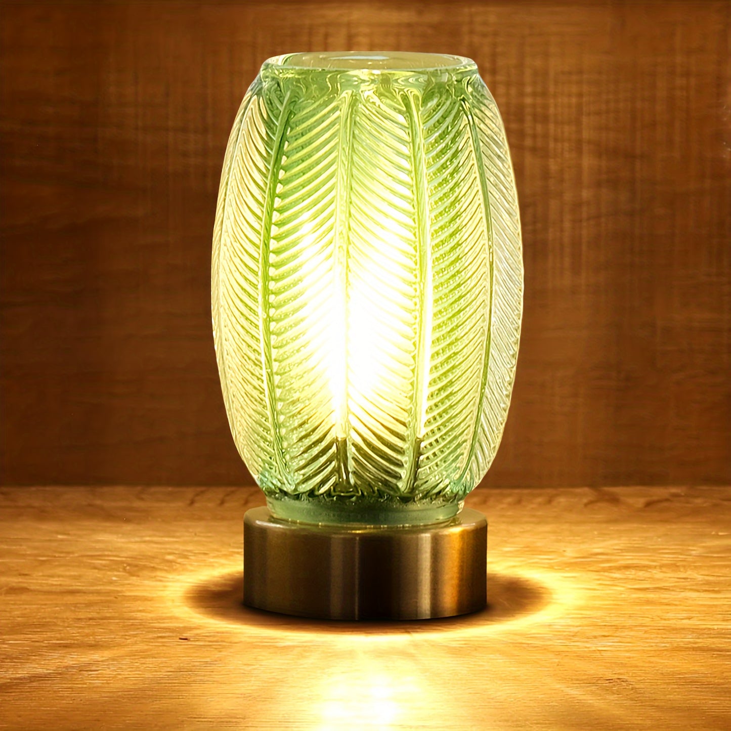 Battery Operated Lamp with Timer, Cordless Table Lamps for Room Decor, Small Table Lamp with LED Bulb, Glass Lamps Beside Table Light for Living Room, Bedroom