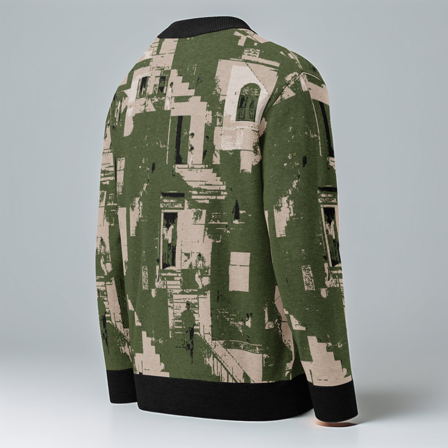 Tetrix Urban Collage – Knitted Cardigan