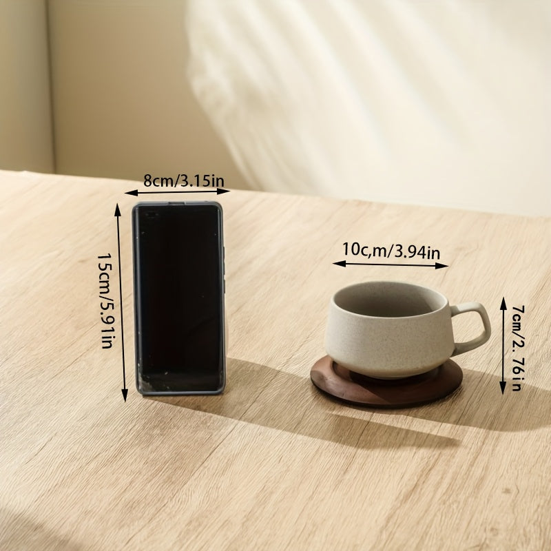 1 Set of Ceramic Coffee Cup And Saucer for Home Kitchen, Restaurant, Living Room, Gift, Drinking Cup, Tea Cup, Cold Drink Cup, Insulated And Cold-Resistant Mug, Coffee Cup And Saucer, Industrial Cup And Saucer, Suitable for T