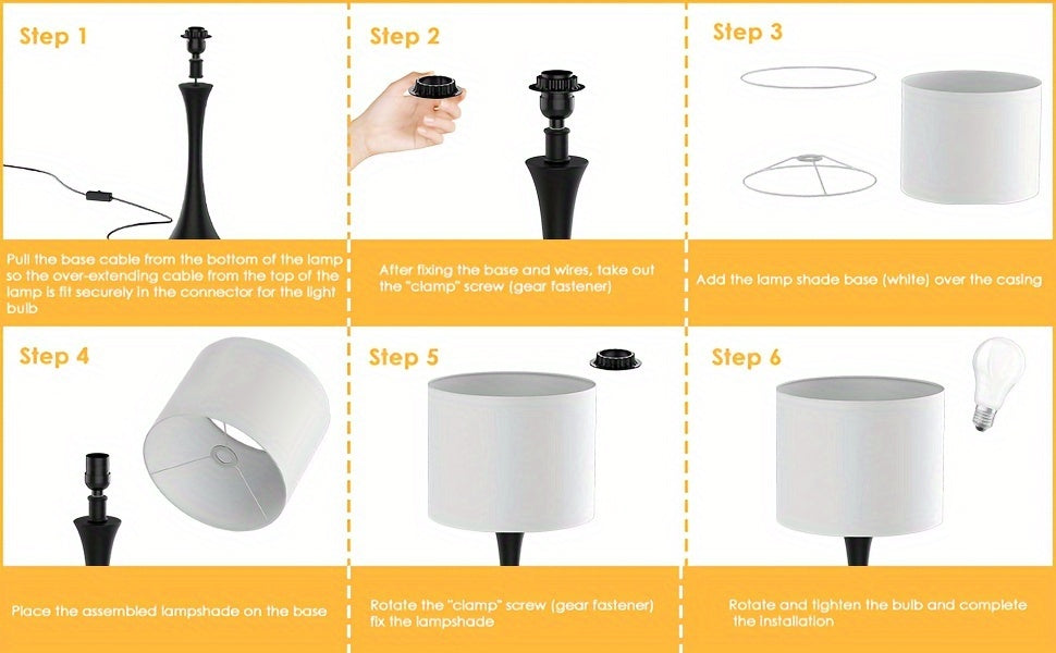 Modern Smart Bedside Table Lamps - Set of 2, 24" Tall, Brown, APP Remote Control, Music Sync for Bedroom & Farmhouse Living Room Decor