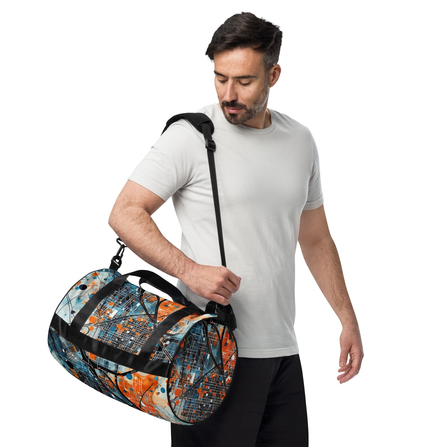 All-over print gym bag