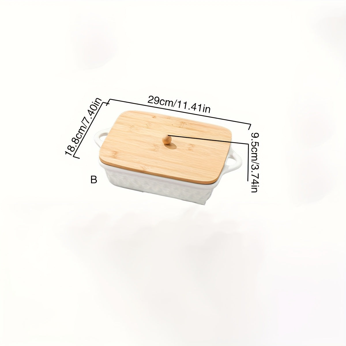 Ceramic Baking & Serving Set (1 Set) – Oven-to-Table Cooking Dish with Heat-Insulated Holder