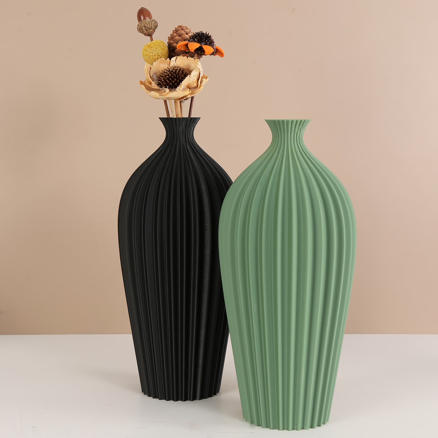 An Elegant Bohemian-Style Vase, Featuring a Creative Design, Perfect for Enhancing The Decor of a Home Office, Suitable for Both Dried And Fresh Flowers, Ideal for Tabletop Display