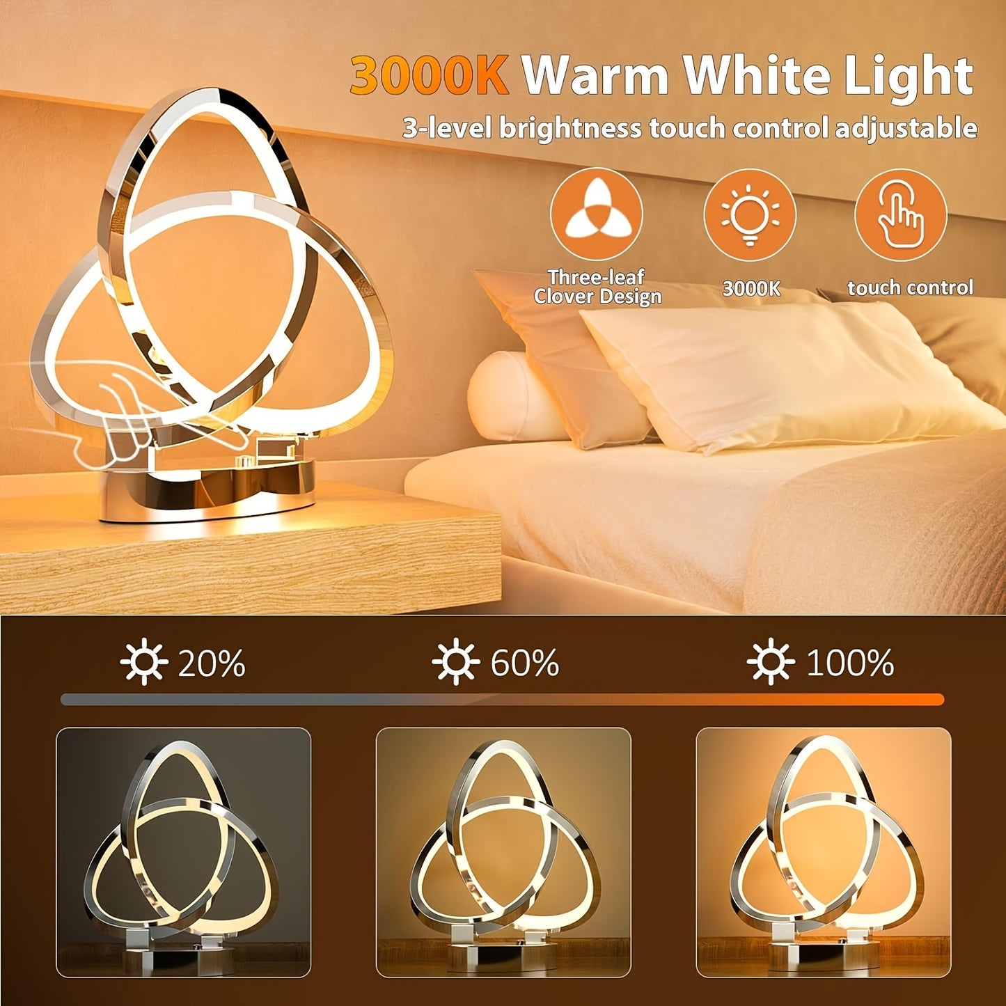 7-Color Modern Spiral Table Lamps, Touch Dimmable Bedside Lamp 10 Modes LED Spiral Table Lamp, Small Table Lamp for Living Room, Cool Lamps for Bedroom, Unique Nightstand Lamps for Ideal Gift