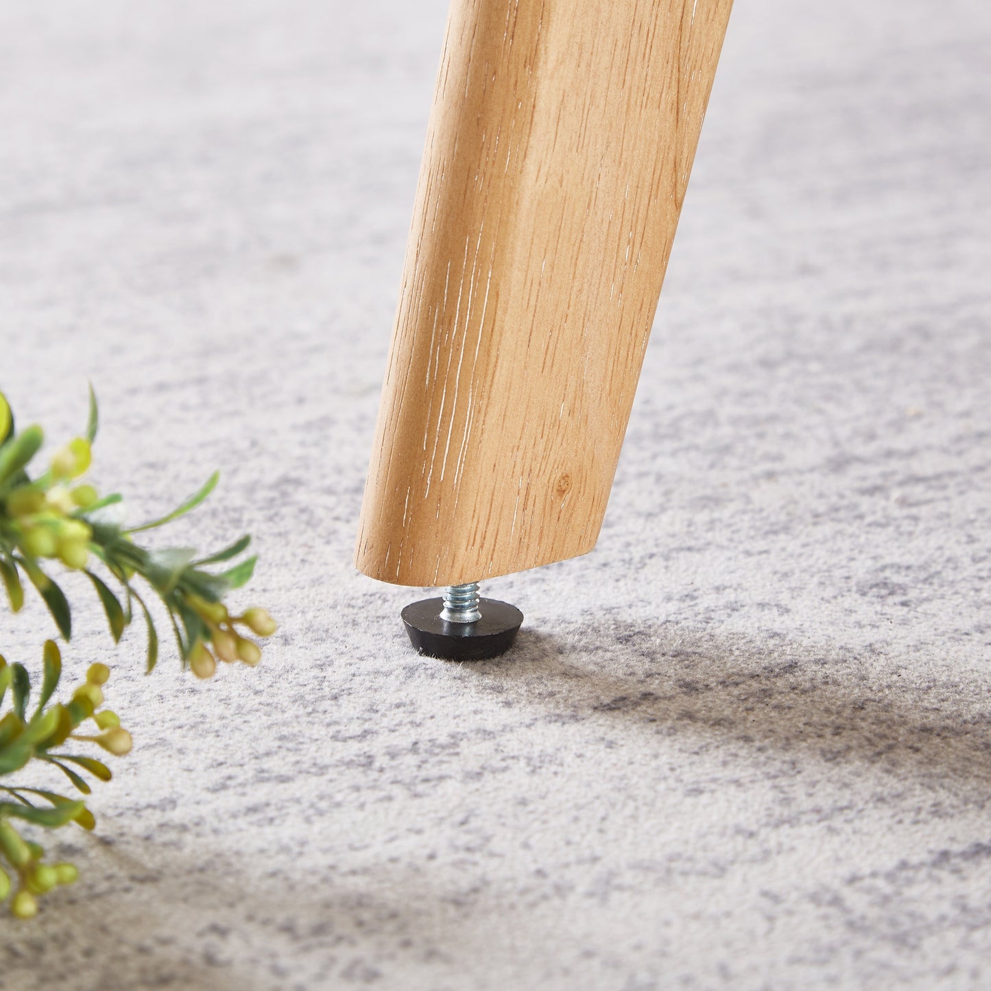 Solid Wood Coffee Table Set of 2 – Round Nesting Living Room Tables