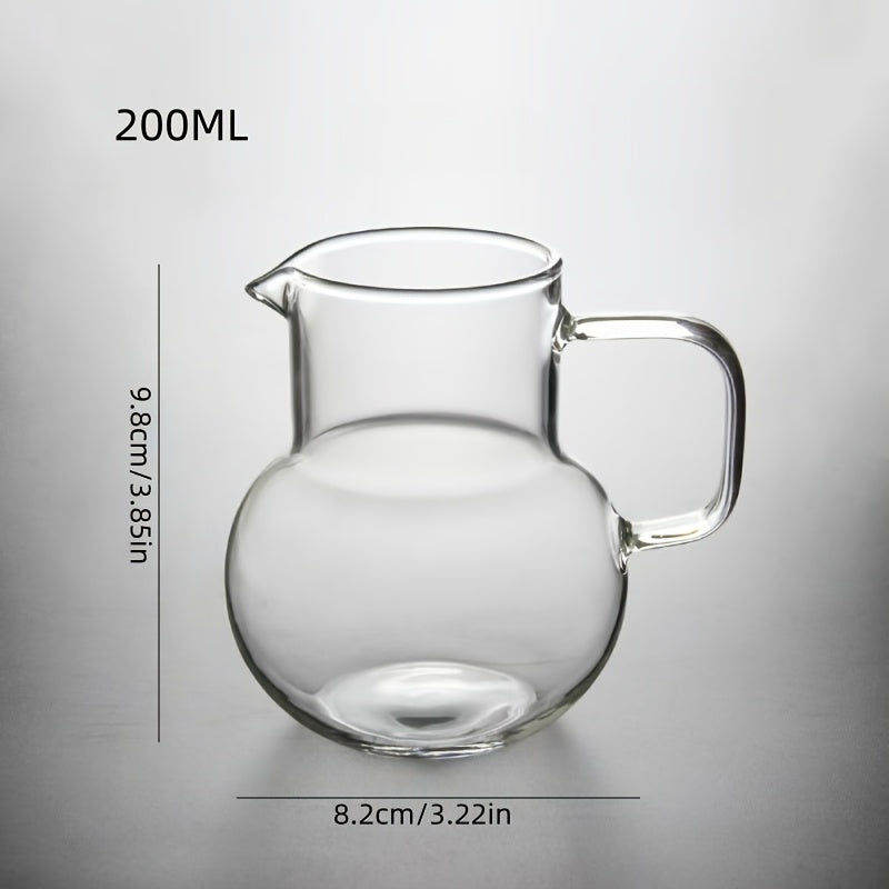 1pc High-Borosilicate Glass Coffee Maker & Tea Pot with Thick Heat-Resistant Glass Carafe, Leakproof Pour-System & Smooth-Sided Design Suitable for Coffee & Tea Brewing, Durable for Hot Beverages