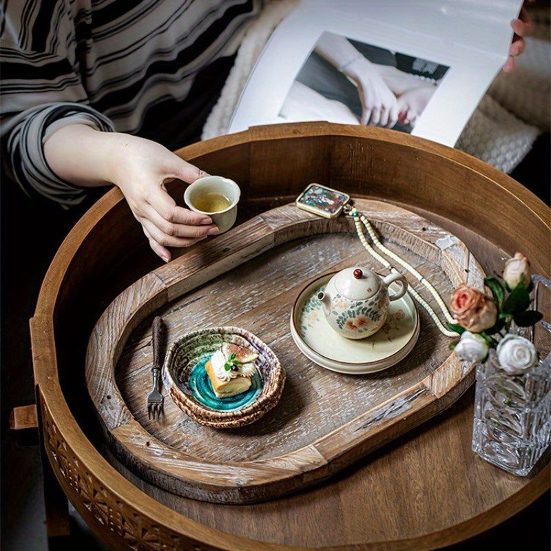 Ice Crack Glaze Ceramic Bowl Set (2-Piece, 8") – Special-Shaped Serving Bowls