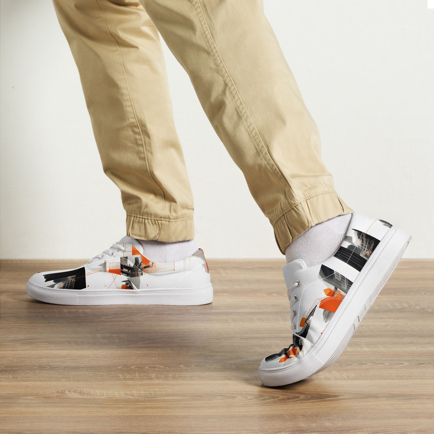 Zapatos de lona con cordones para hombre