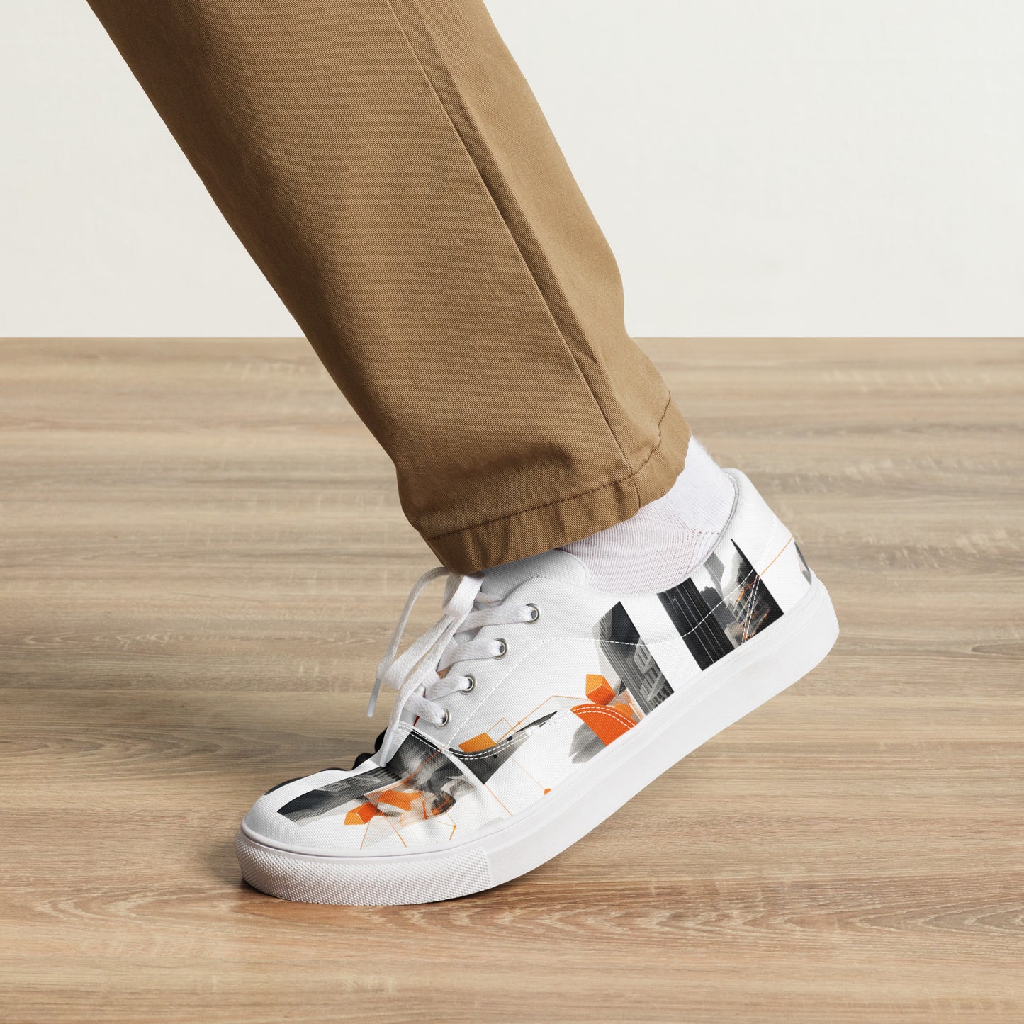 Zapatos de lona con cordones para hombre