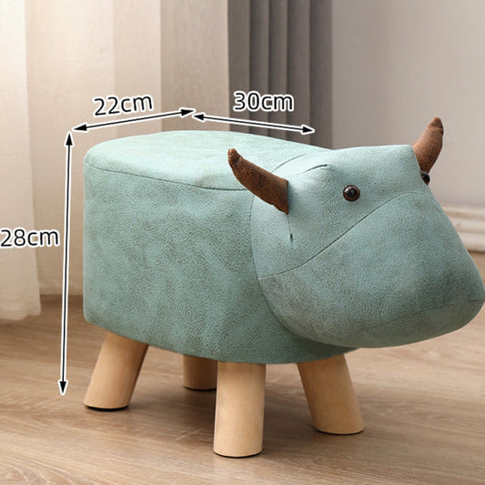 Kids Wooden Stool Furniture Cute Tabouret Home Decorative Sofa Seat for Children Pets
